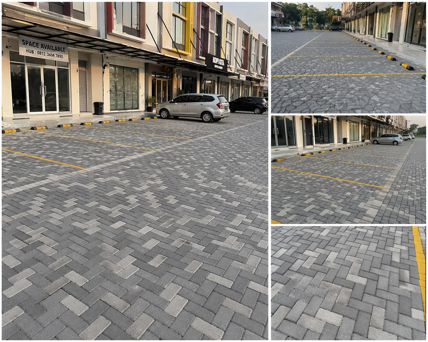 Paving Block Area Parkir Ruko di Bantul
