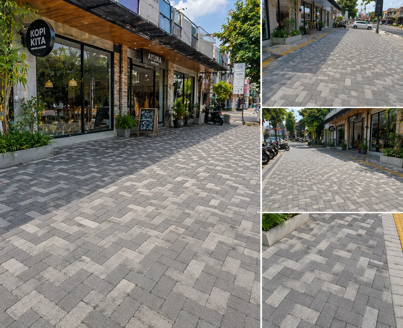 Pemasangan Paving Block Area Usaha di Banguntapan