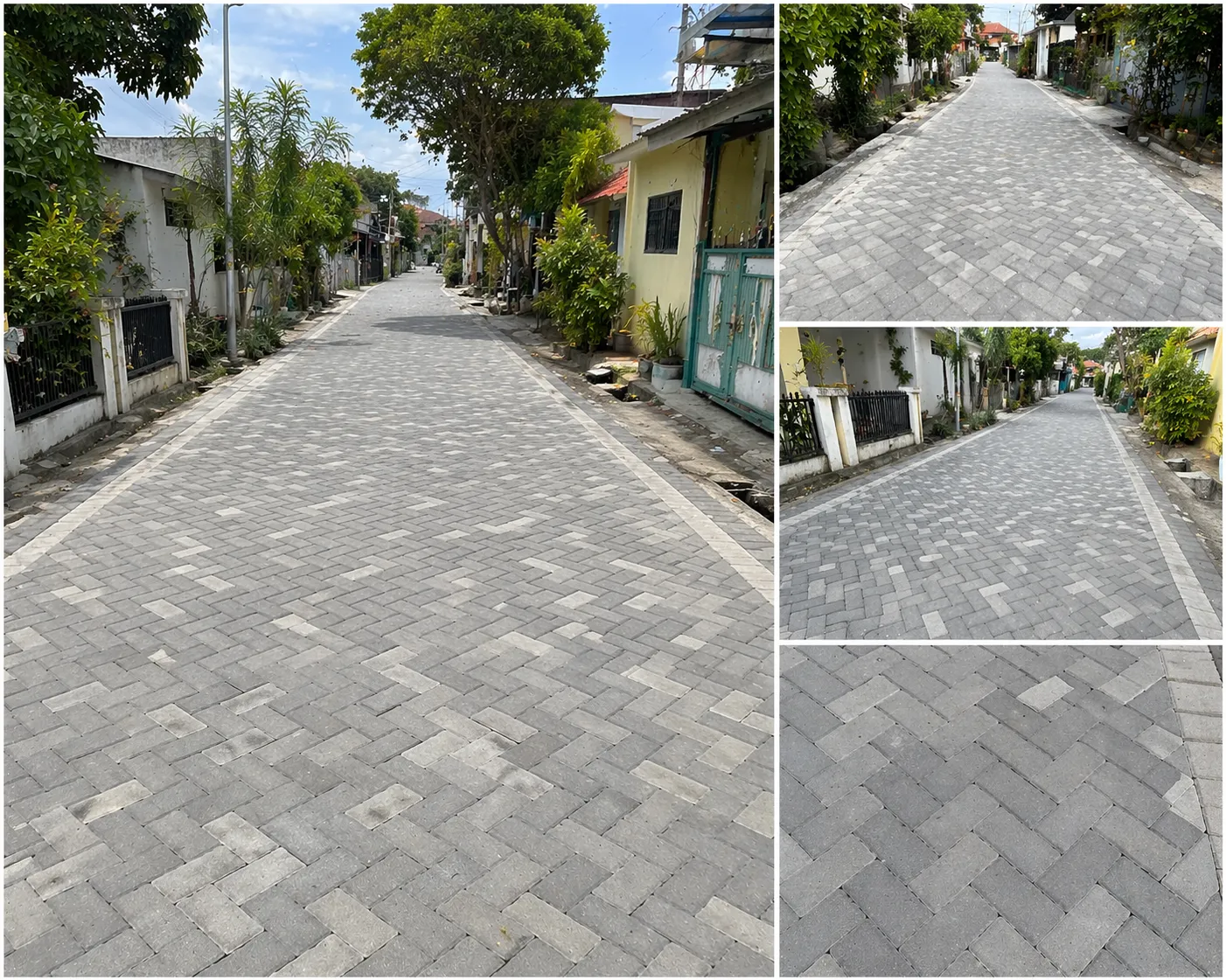 Pemasangan Paving Block Jalan Lingkungan di Wates